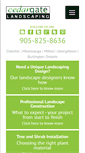 Mobile Screenshot of cedargatelandscaping.com